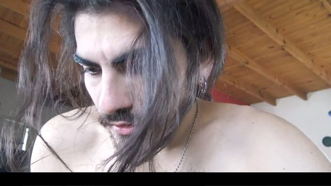 Masturbation, getting off, beard